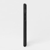 Eenvoudig zwart, aangepaste Jouw naam toevoegen el iPhone Hoesje (Linkerkant)