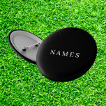 Eenvoudig zwart, aangepaste Jouw naam toevoegen el Ronde Button 5,7 Cm<br><div class="desc">Eenvoudige zwarte Douane voegt Jouw naam elegant Ontwerp voor iedereen toe.</div>
