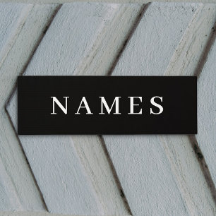 Eenvoudig zwart, aangepaste Jouw naam toevoegen el Yogamat