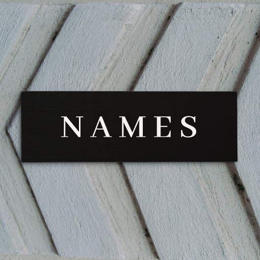 Eenvoudig zwart, aangepaste Jouw naam toevoegen el Yogamat