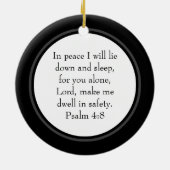 Eenvoudig zwart: Afbeelding: Memorial: Ornament (Achterkant)