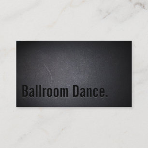 Eenvoudig zwart ballroom Visitekaartje