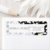 Eenvoudig zwart Creative Professional-retouradres  Etiket (Insitu)