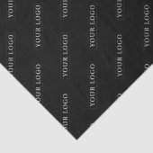 Eenvoudig Zwart Custom Business Merk Logo Gedrukt Tissuepapier (Detail)