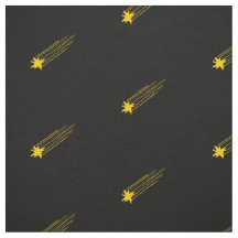 Eenvoudig zwart en geel Shooting Star Pattern