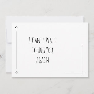 Eenvoudig zwart en wit, ik kan niet wachten om je 