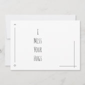 Eenvoudig zwart en wit "Ik mis je handschoen" (Voorkant)