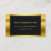 Eenvoudig zwart Gold Professional, optioneel Visitekaartje (Voorkant)