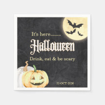 Eenvoudig Zwart Goud Bedrijfs Halloween Feest