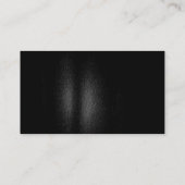 Eenvoudig zwart grijs Visitekaartje (Achterkant)