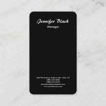 Eenvoudig zwart handschrift minimalistisch modern