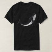 Eenvoudig zwart op witte schaal 23 t-shirt (Design voorkant)