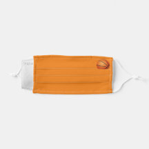 Eenvoudig zwart Sinaasappel Basketbal covid19