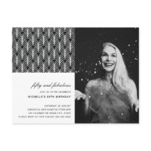 Eenvoudig Zwart Wit 50 en Fabulous Art Deco 50th