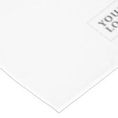 Eenvoudig Zwart & Wit Bedrijf Logo Craft Show Tafelkleed (Gekanteld)