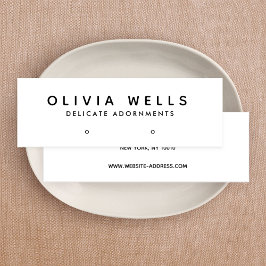 Eenvoudig, zwart-wit beeldscherm, mini mini visitekaartje