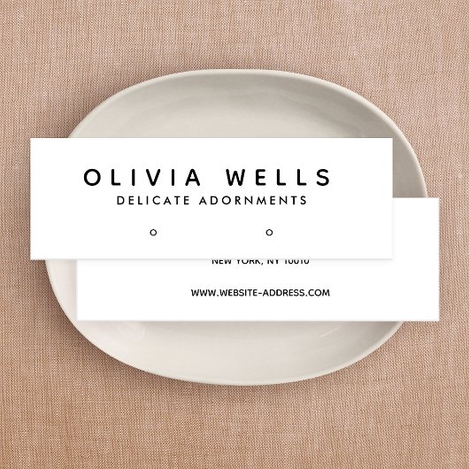 Eenvoudig, zwart-wit beeldscherm, mini mini visitekaartje