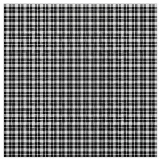 Eenvoudig zwart-wit geruit gingham patroon stof