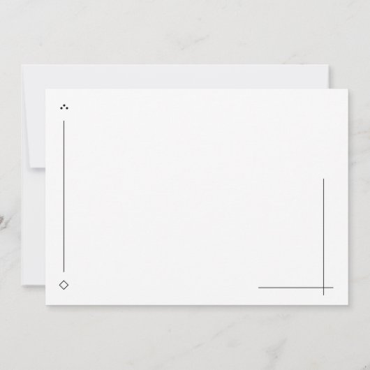 Eenvoudig zwart-wit "Ik juffrouw met u mee" (Achterkant)