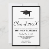 Eenvoudig zwart-wit kaart (Voorkant)