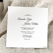 Eenvoudig zwart-wit-kalligrafiesplein