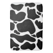 Eenvoudig Zwart wit Koe Vlekken Dier Badmat (Voorkant Verticaal)