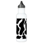 Eenvoudig Zwart wit Koe Vlekken Dier Waterfles (Links)