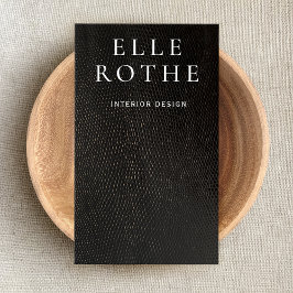 Eenvoudig zwart-wit, modern minimalistisch visitekaartje