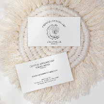 Eenvoudig zwart-wit New age Apothecary