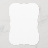 Eenvoudig zwart-wit of een kleurendrikmenu kaart (Achterkant)