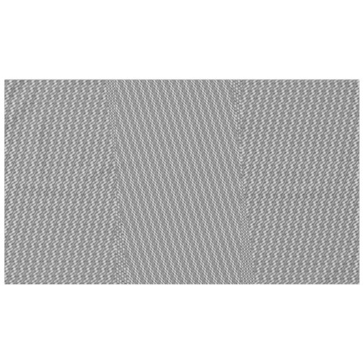 Eenvoudig zwart-wit patroon Abstract geometrisch Tafelkleed (Voorkant (Horizontaal))