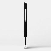 Eenvoudig zwart-wit piano-toetsenbord Case-Mate iPhone case (Achterkant / Links)