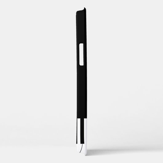 Eenvoudig zwart-wit piano-toetsenbord Case-Mate iPhone case (Achterkant / Rechts)