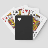 Eenvoudig zwart wit pokerkaarten (Achterkant)