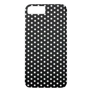 Eenvoudig zwart-wit poladots, basispatroon Case-Mate iPhone case