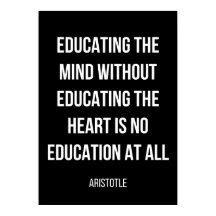 Eenvoudig zwart-wit poster voor afstuderen