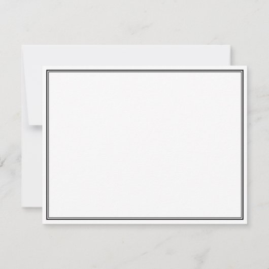 Eenvoudig zwart wit sympathie bedankt (Achterkant)