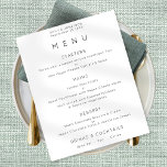 Eenvoudig Zwart-wit tekst of een kleurwweddenmenu Poster<br><div class="desc">Eenvoudig menu Zwart Wit-withuwelijk tekst. U kunt de lettertypestijl en -kleuren en de achtergrondkleuren ook wijzigen als u dit wenst via de klik om de optie Verdere aanpassing aan te passen.</div>