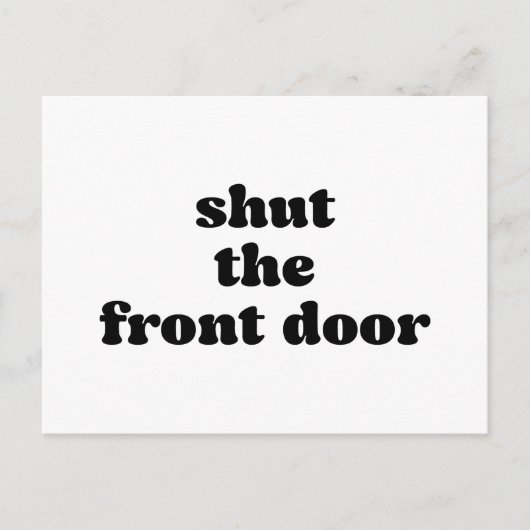 Eenvoudig zwart wit verplaatst nieuw thuisadres aankondigingskaart (Voorkant)