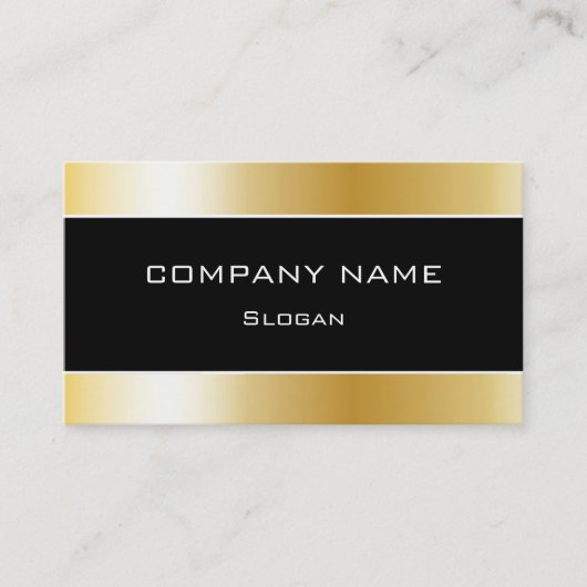 Eenvoudig zwart-wit Visitekaartje (Voorkant)