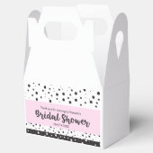 Eenvoudig zwart-wit, Vrijgezellenfeest Bedankdoosjes (Geopend)