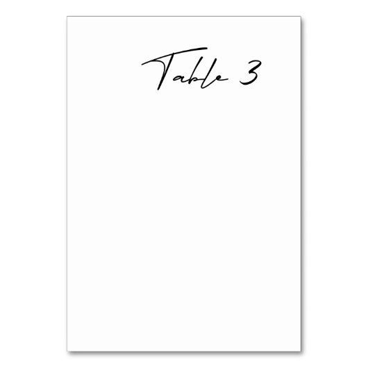 Eenvoudig zwart-witgetal voor moderne bruiloft kaart (Achterkant)