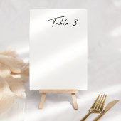 Eenvoudig zwart-witgetal voor moderne bruiloft kaart