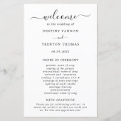 Eenvoudig zwart-witprogramma met minimale legante  (Voorkant)