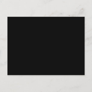 Eenvoudig zwarte, vaste kleur aanpassen briefkaart