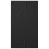 Eenvoudig zwarte, vaste kleur aanpassen tafelkleed (Voorkant)