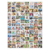 Eenvoudige 104-fotocollage tafelkleed (Voorkant)