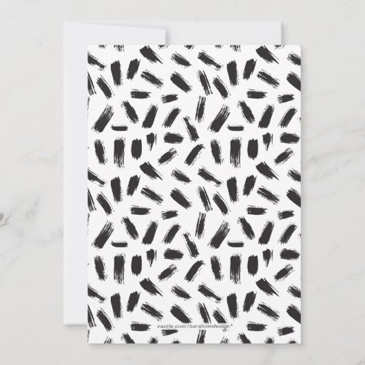 Eenvoudige 10e bruiloft Jubileum-uitnodiging Kaart (Achterkant)