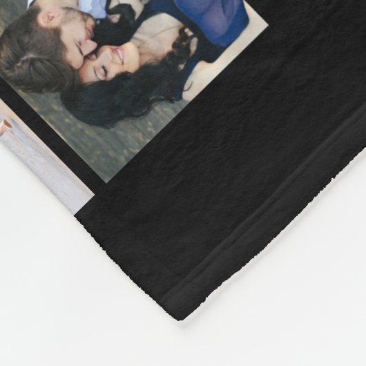 Eenvoudige 110 Fotocollage Meerdere vormen Fleece Deken (Hoek)