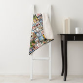 Eenvoudige 117-fotocollage met onderschriften voor sherpa deken (In situ)